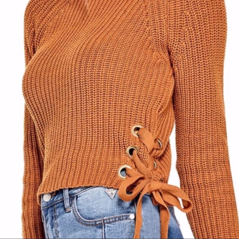 GUESS | Kalene Lace up Sweater